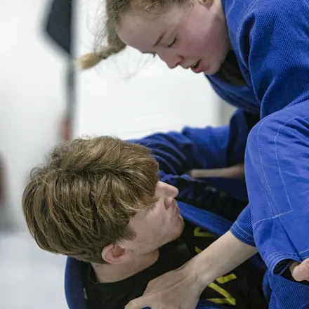 Fra trening hos Kimura Hamar, 22. februar 2024.