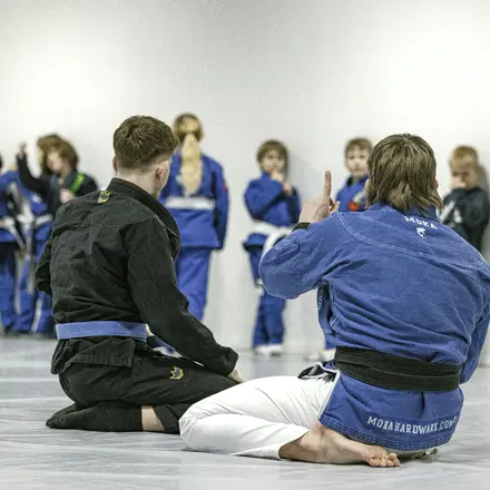 Fra trening hos Kimura Hamar, 10. februar 2025.