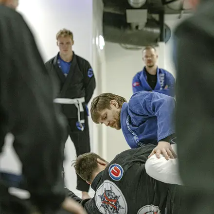 Fra trening hos Kimura Hamar, 10. februar 2025.