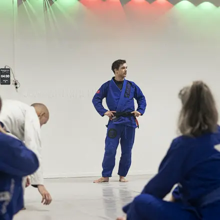Fra trening hos Kimura Hamar, 15. desember 2025.